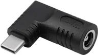 Adaptery i przejściówki - Przejściówka do laptopa AK-ND-D05 6.3 x 3.0 mm / USB-C - miniaturka - grafika 1