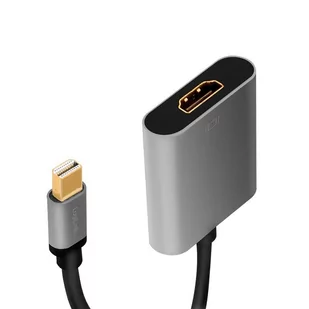 LogiLink Adapter mDP do HDMI 4K 60Hz, aluminium 0.15m - Kable komputerowe i do monitorów - miniaturka - grafika 3