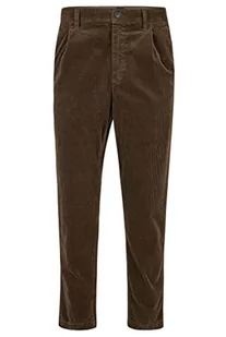 BOSS Spodnie męskie, płaskie, ciemnozielone, 3232 - Spodnie męskie - miniaturka - grafika 1