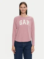 Bluzki damskie - Gap Bluzka 534389-01 Różowy Relaxed Fit - miniaturka - grafika 1