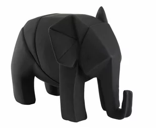 Figurka Elephant Origami czarny - Figurki dekoracyjne - miniaturka - grafika 1
