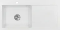 Zlewozmywaki - SystemCeram MERA 100SL | komora LEWA | POLAR 13 (biały mat) (50650113) - miniaturka - grafika 1