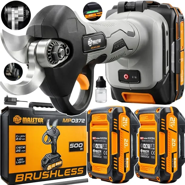 Sekator akumulatorowy Majster Pro 500 W 25 mm elektryczny