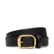 Paski - Pasek Damski Calvin Klein Chuncky Bukle Caviar LV04F7023G Czarny - miniaturka - grafika 1