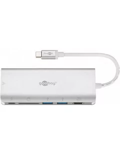 Adapter Usb-c 7port Hdmi Usb 3.0 MicroSD Sd Rj45 - Adaptery i przejściówki - miniaturka - grafika 1