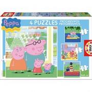 Puzzle - Educa Świnka Peppa 15918 - miniaturka - grafika 1