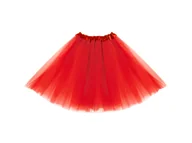 Dodatki do strojów karnawałowych - Spódniczka Tutu - czerwona - 40 cm - 1 szt. - miniaturka - grafika 1