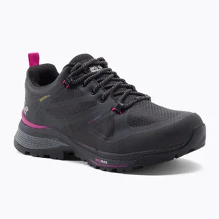 Buty trekkingowe damskie Jack Wolfskin Force Striker Texapore czarne 4038891_6381 - Buty trekkingowe damskie - miniaturka - grafika 1