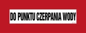 Systemy ekspozycyjne i znaki informacyjne - BC108 DO PUNKTU CZERPANIA WODY, KN - FOLIA PODŁOGOWA NIEŚWIECĄCA; (360X140MM) - miniaturka - grafika 1