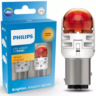Philips Ultinon Pro6000 Si P21W Pomarańczowa - Żarówki samochodowe - miniaturka - grafika 1