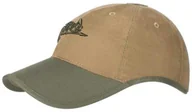 Odzież taktyczna i umundurowanie - Czapka Helikon-Tex Logo Cap PolyCotton Ripstop - Coyote / Olive Green - miniaturka - grafika 1