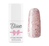 Lakiery hybrydowe - elisium ELISIUM LAKIER HYBRYDOWY NR 078 ELEGANT GOLD 8ML - miniaturka - grafika 1