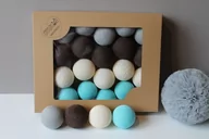 Pozostałe oświetlenie - Cotton Balls Lazurove 50 szt. - miniaturka - grafika 1