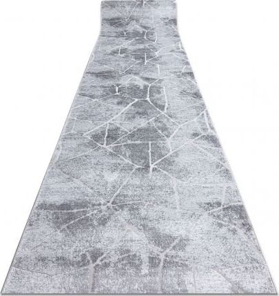 Dywany Łuszczów Dywan SZNURKOWY SIZAL FLAT 48829637 Jodełka szary, 100x320 cm