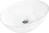 Umywalki - Umywalka Mexen Mexen Marina umywalka nablatowa 56 x 38 cm biała - 21195600 - miniaturka - grafika 1