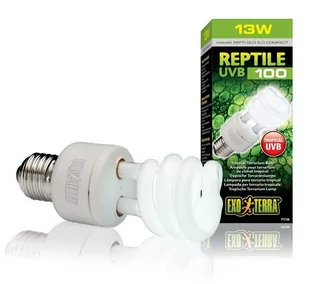 Exo Terra Exo Terra Żarówka UVB 100 (Repti Glo 5.0) 13 W - Akcesoria do terrarium - miniaturka - grafika 1