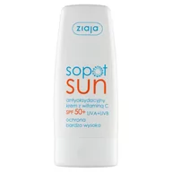 Kremy do twarzy z filtrem - Ziaja Sopot Sun Krem Antyoksydacyjny z wit.C SPF50+  50ml - miniaturka - grafika 1