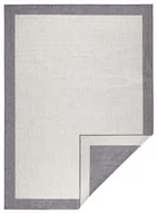 Dywany zewnętrzne - Miloo Home Dywan zewnętrzny dwustronny Panama 160x230 cm Miloo Home biało-szary ML7839 - miniaturka - grafika 1