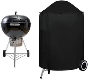 Pokrowce na grilla - Pokrowiec na grilla – wytrzymały – tkanina Oxford 210D – wiatroodporny – odporny na promieniowanie UV i rozdarcie – czarny (71 x 65 cm) - miniaturka - grafika 1