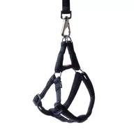 Szelki dla psów - Happet Szelki Soft Style czarne odblaskowe S 1.0cm - miniaturka - grafika 1