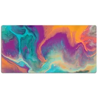 Podkładki na biurko - Podkładka na biurko Barwne wzory 120x60 cm - miniaturka - grafika 1