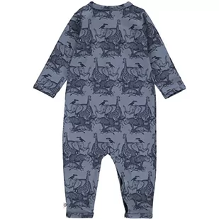 Müsli by Green Cotton Baby Boys Savannah body and Toddler Sleepers, Dusty Blue, 68 - Śpiochy dla niemowląt - miniaturka - grafika 1