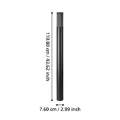 Lampy ogrodowe - EGLO Słupek oświetleniowy Salle, wysokość 110 cm, czarny, aluminium - miniaturka - grafika 1