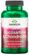 Stawy, mięśnie, kości - SWANSON Glukozamina z Chondroityną 500/400mg - (90 kap) - miniaturka - grafika 1