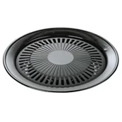 Kuchnia turystyczne i akcesoria - TGO Bright Spark blat do grilla, stal, lakierowana proszkowo, powłoką zapobiegającą przywieraniu, średnica 32 cm, szary, jednoczęściowy 0594 - miniaturka - grafika 1