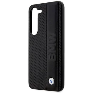 Etui BMW BMHCS23M22RDPK S23+ S916 czarny/black hardcase Leather Textured & Stripe - Etui i futerały do telefonów - miniaturka - grafika 6