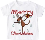 Koszulki dla dziewczynek - Świąteczna koszulka dla dziecka - miniaturka - grafika 1