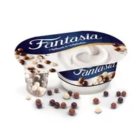 Kefiry, jogurty, maślanki - Danone - Jogurt kremowy ze zbożowymi kulkami w czekoladzie - miniaturka - grafika 1