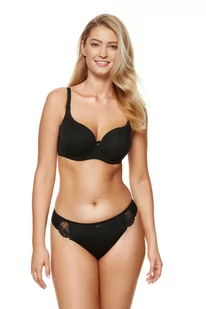 Yvette/B4 biustonosz usztywniany czarny (kolor jak na zdjęciu, rozmiar 65F) - Biustonosze - miniaturka - grafika 5