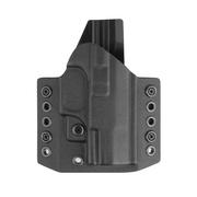 Odzież taktyczna i umundurowanie - DoubleTap Gear - Kabura zewnętrzna OWB Strighter - Walther P99 - Kydex - Czarna - miniaturka - grafika 1