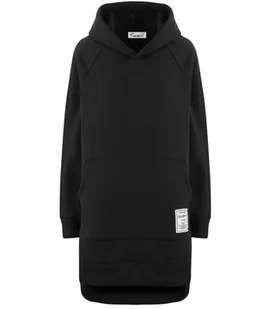 Ciepła oversizowa bluza BASIC hoodie - Bluzy damskie - miniaturka - grafika 1