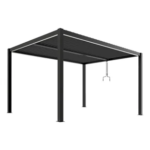 ESTI&ESTA Pawilon ogrodowy Luxe 3x4 m czarny - Pawilony ogrodowe - miniaturka - grafika 1