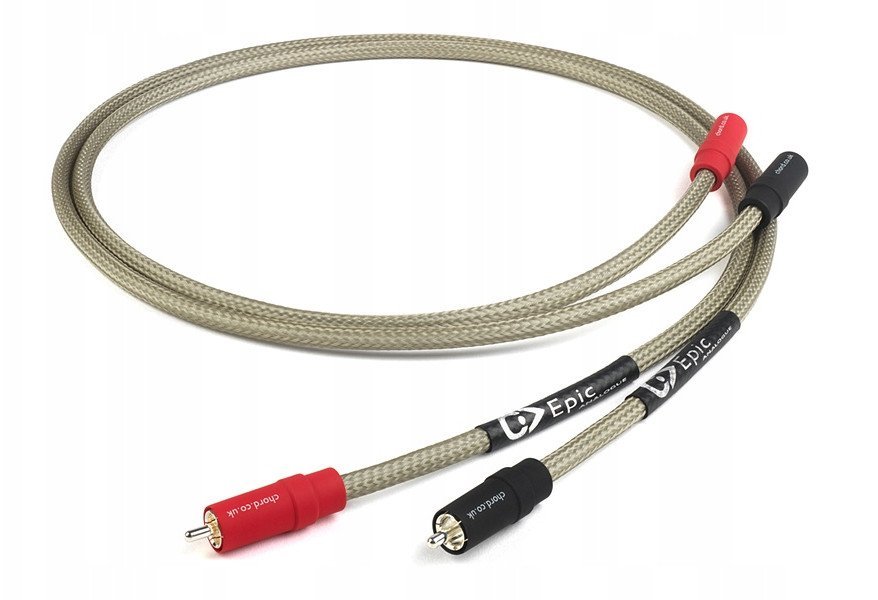 Chord EPIC X - Interkonekt stereo RCA Długość: 0,5 m