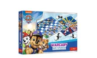 Gry planszowe - Gra Warcaby I Młynek Psi Patrol Trefl 02798 - miniaturka - grafika 1