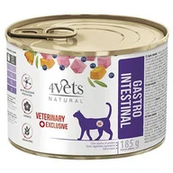 Mokra karma dla kotów - 4vets Natural Gastro Intestinal Cat 6 x 185 g - miniaturka - grafika 1