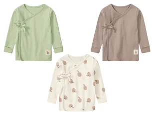 lupilu® Bluza zawijana niemowlęca z biobawełny - Bluzki dla niemowląt - miniaturka - grafika 1