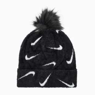 Czapka zimowa dziecięca Nike Peak black/photon dust WYSYŁKA W 24H 30 DNI NA ZWROT - Czapki damskie - miniaturka - grafika 1
