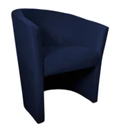 Fotele - ATOS Fotel CLUB Mikrofaza 16 granatowy - miniaturka - grafika 1