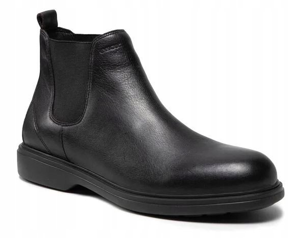 GEOX OTTAVIO SZTYBLETY SKÓRZANE MĘSKIE CZARNE 46 Ż5B