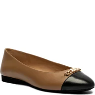 Baleriny - Michael Kors Skórzane baleriny REBECCA - miniaturka - grafika 1