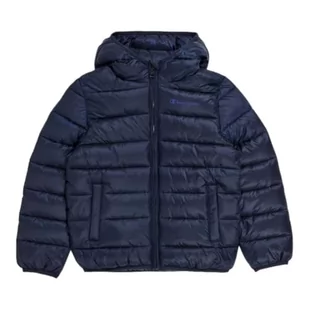 Champion Legacy Outdoor K-Light WR Hooded Dla dzieci i młodzieży Kurtka imbotita, Granatowy, 13-14 lat - Kurtki i płaszcze dla chłopców - miniaturka - grafika 1