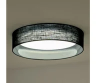 Lampy sufitowe - Duolla - LED Plafon ROLLER LED/24W/230V śr. 45 cm czarny - miniaturka - grafika 1