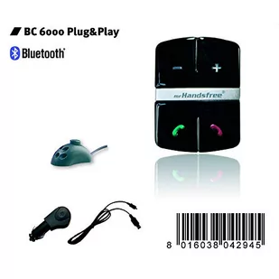Mr Handsfree M-151040 zestaw głośnomówiący Bluetooth BC 6000 Plug&Play - Transmitery FM - miniaturka - grafika 1