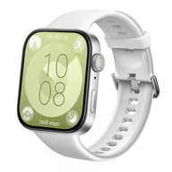 Akcesoria do smartwatchy - opaska pasek bransoleta SMOOTHBAND Huawei Watch FIT 3 biała - miniaturka - grafika 1