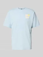 Koszulki męskie - T-shirt z nadrukiem z logo - miniaturka - grafika 1