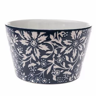 Miska ceramiczna Biały kwiat, 570 ml - Miski i półmiski - miniaturka - grafika 1